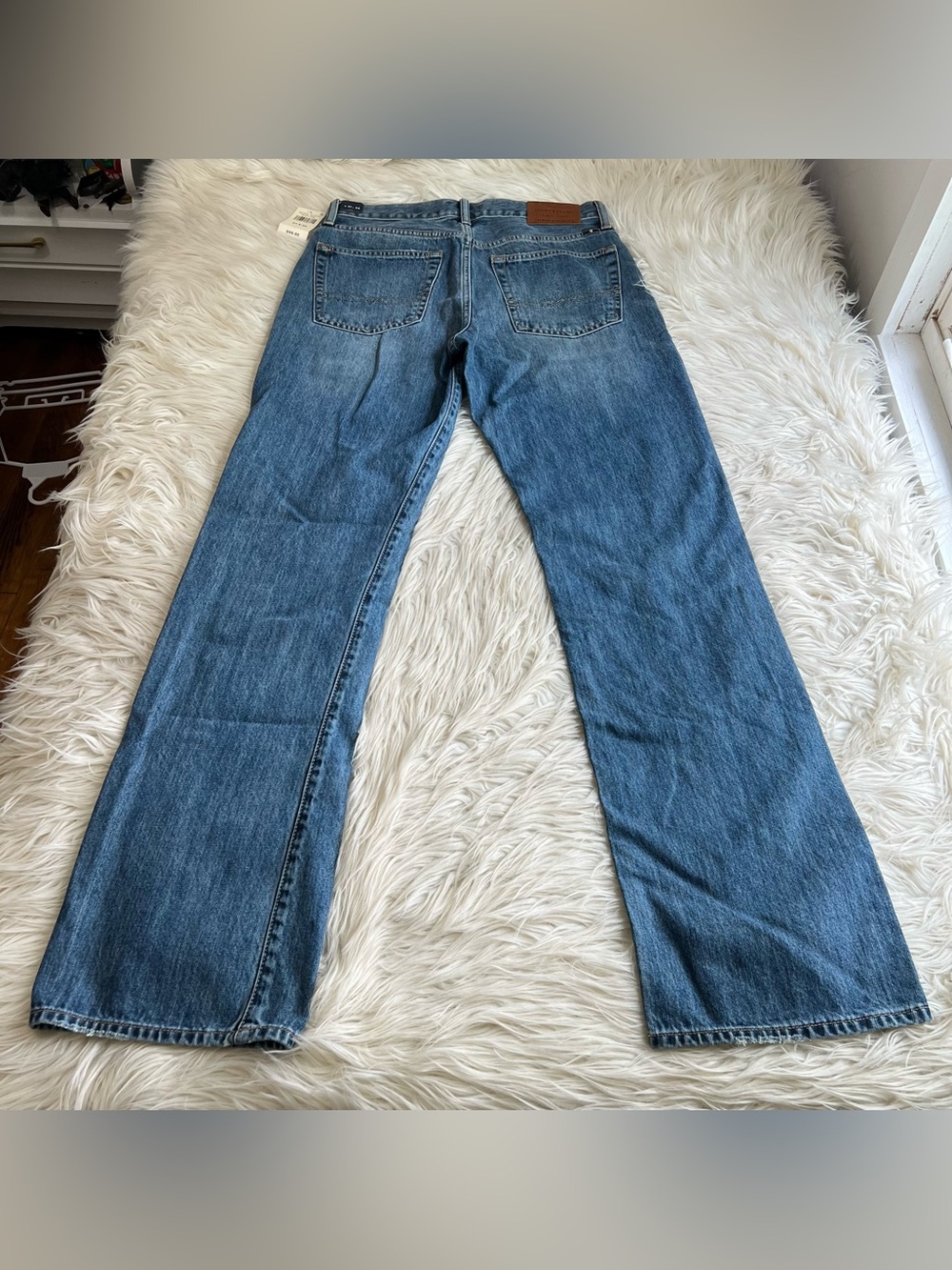 Lucky Brand 181 Relaxed Jeans Mens 31x34 Blue Medium Wash Stretch Denim Straight - Picture 7 of 9